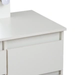 Toaletka kosmetyczna Hollywood ELDEN TK008 – biała 120 cm, 12 żarówek — zdjęcie 8