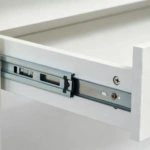 BIURKO BIAŁE 120 CM 5 SZUFLAD KOMPUTEROWE DO BIURA NAUKI — zdjęcie 6